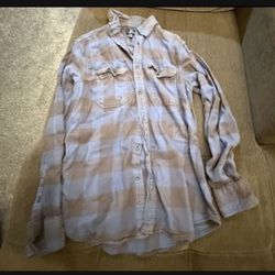 Juniors Flannel Size Med 