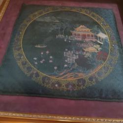 Antique Embroidered Pillow Case