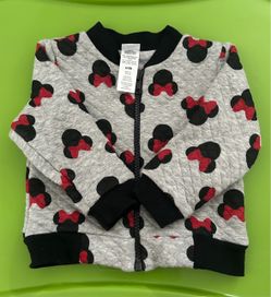 Minnie Mouse Baby Zip-Up Jacket 6/9M
