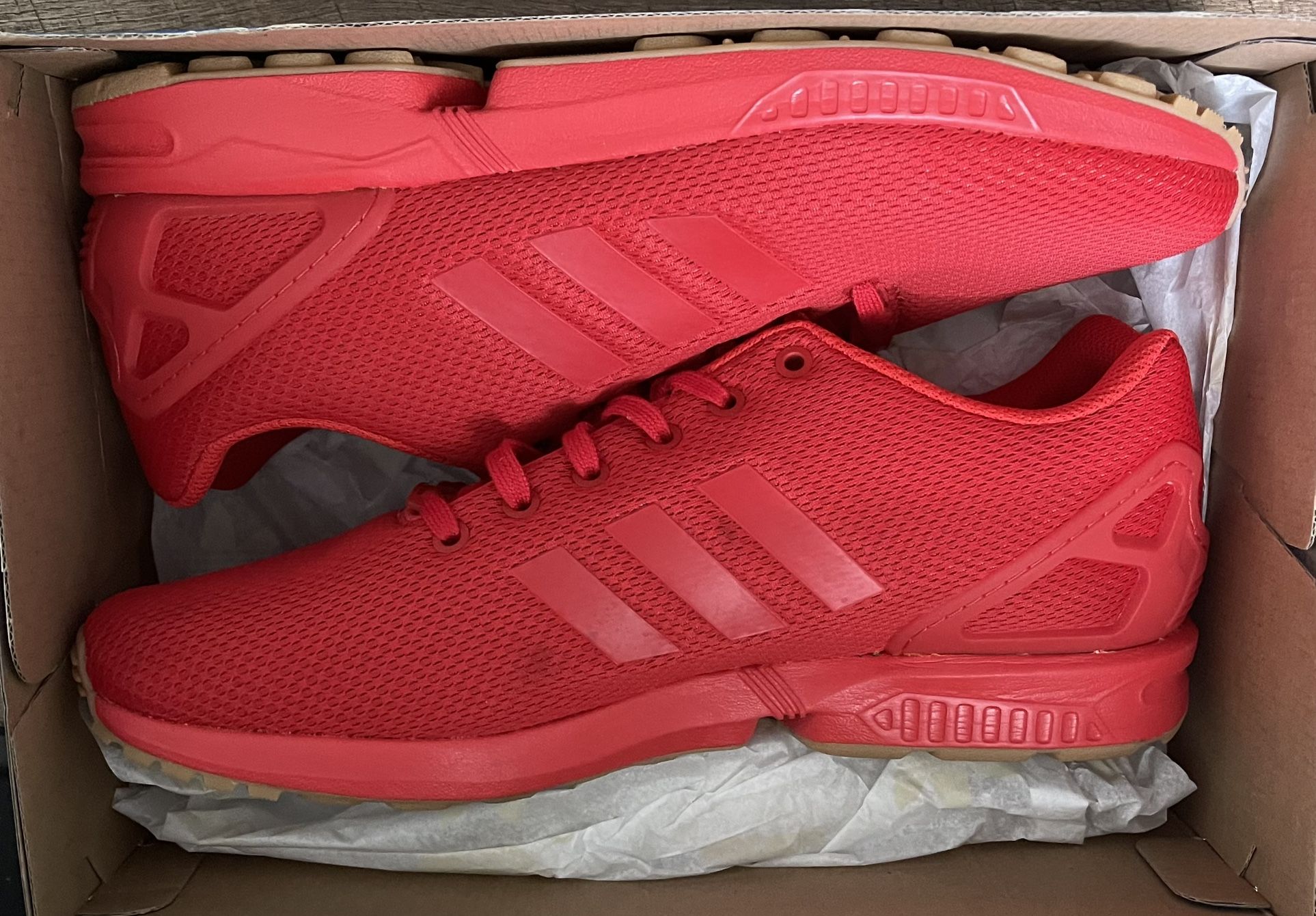 Adidas ZX FLUX Size 12   (RED)