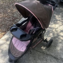 Pink Jogging Stroller
