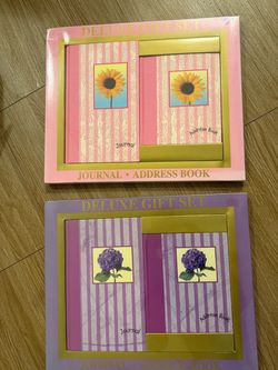 Deluxe Journal & Address Book Gift Set – Lot of 2