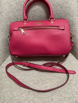 Authentic Coach Hot Pink Crossbody / Satchel Bag