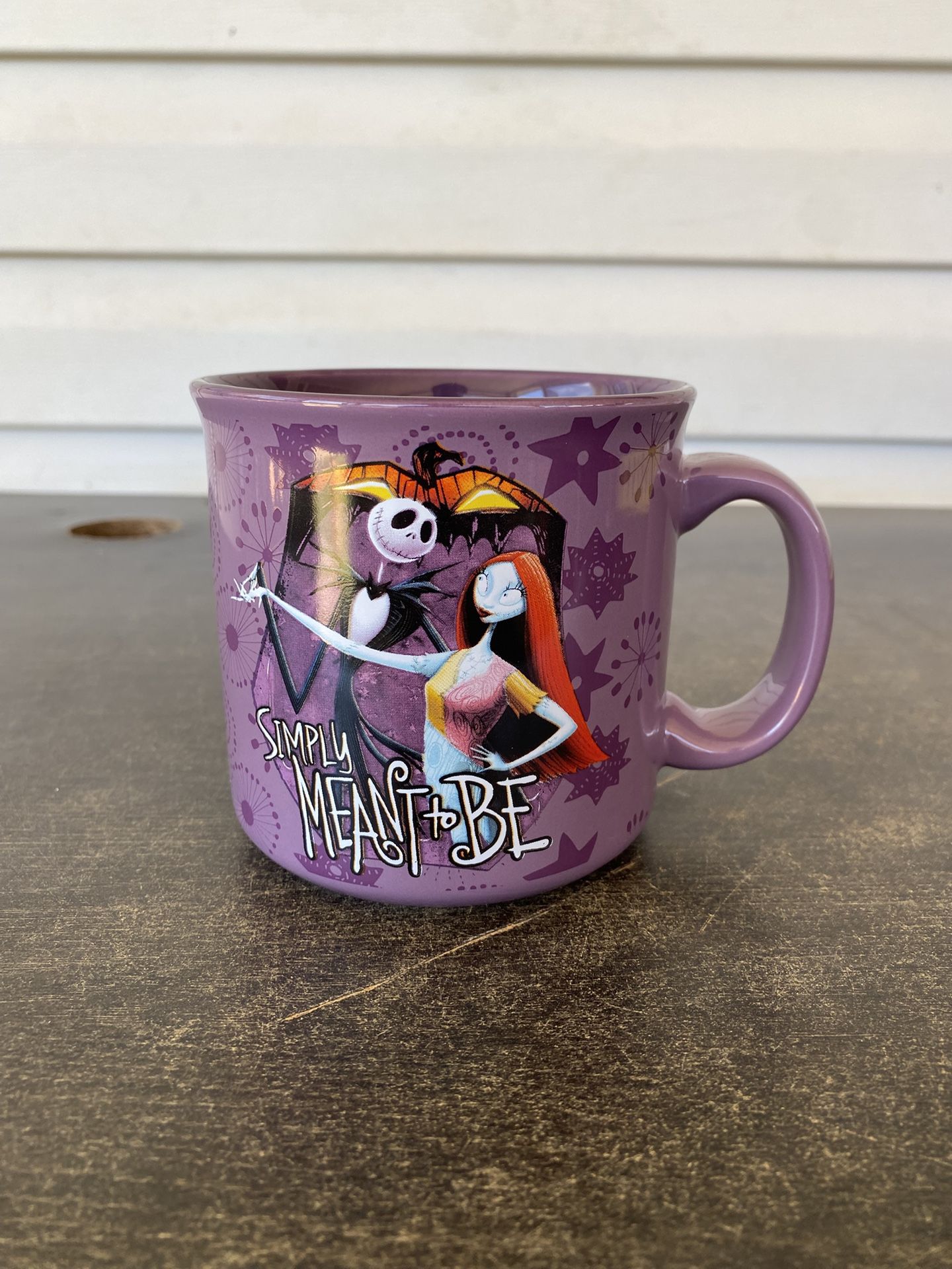 Tim Burton NIGHTMARE BEFORE CHRISTMAS Simply Meant To Be 20 oz Coffee Mug (NEW)