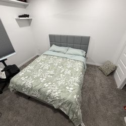 Queen Bedframe And Mattress