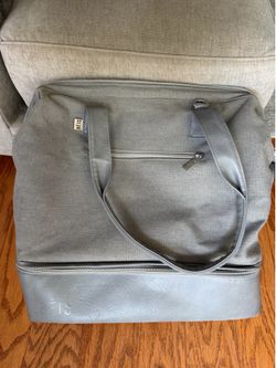 BÉIS Mini Weekender in Grey