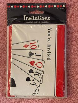 12 Invitations & Envelopes New