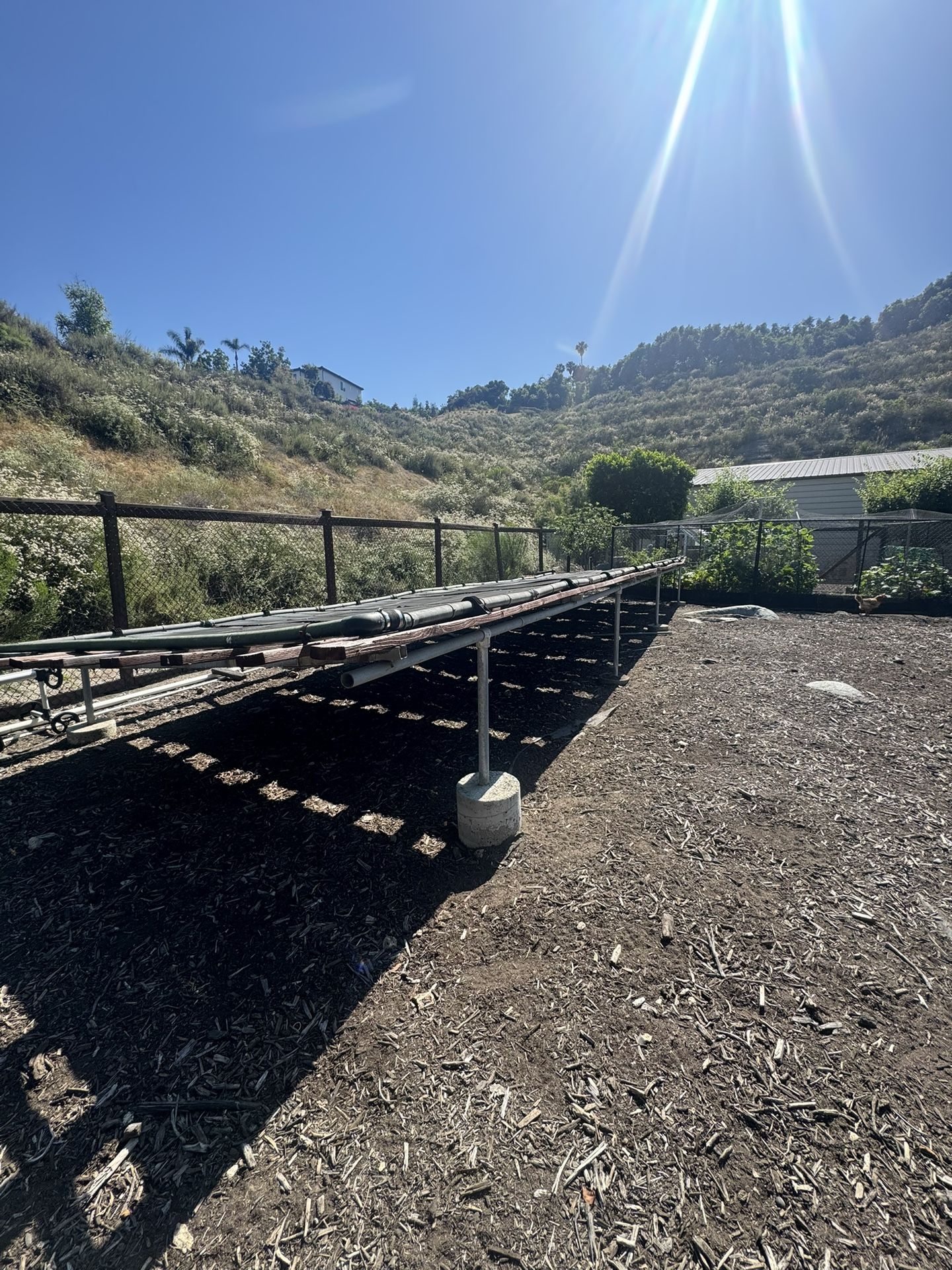 FREE 37x15 Foot Pool Solar METAL/wood/concreat Frame