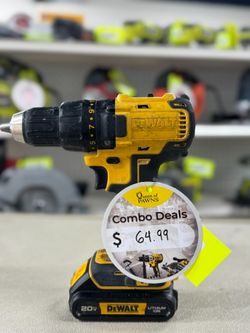 DEWALT 20V MAX CORDLESS DRILL/DRIVER 1/2 IN USED