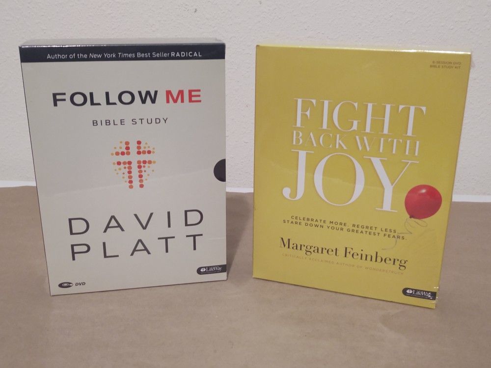 Set of 2 New Lifeway Bible Study Kits with Dvds