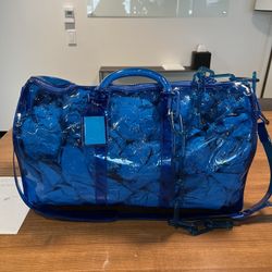 Virgil Abloh Louis Vuitton Duffle 50 Blue 