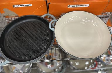 Le Creuset 3.5 Qt Multi-Function Braiser – Cast Iron w/ Grill Pan Lid – Open Box