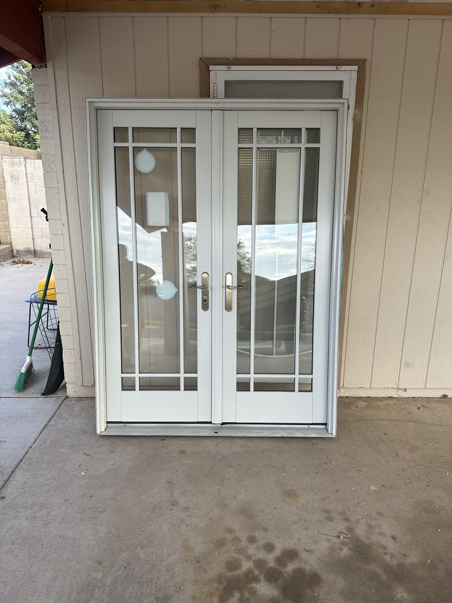 Exterior French Door 60x80 Dual Glass Patio Doors