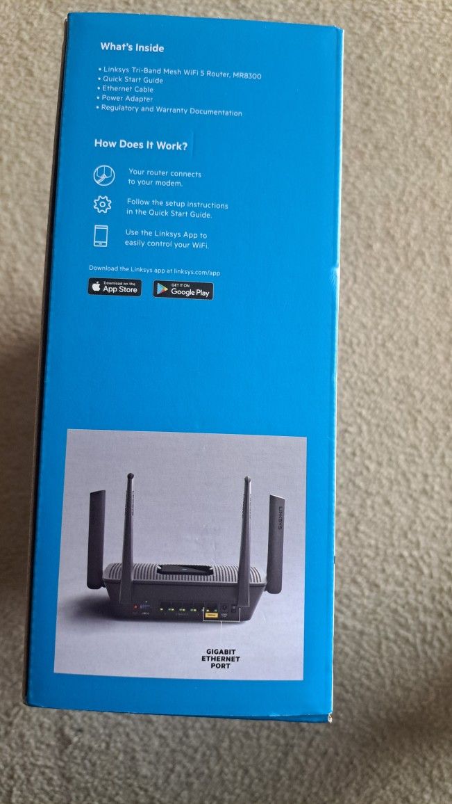 Linksys AC2200 Tri Band WiFi Router Black