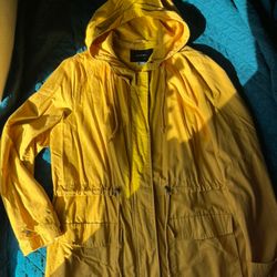 Mustard Yellow Woman’s Rain Coat 