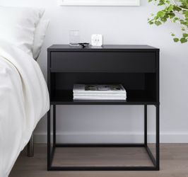 Black nightstand (set of 2)