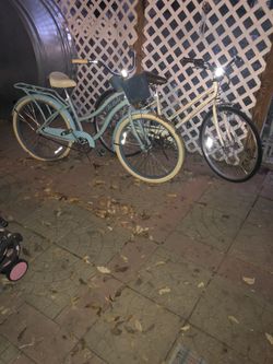 Two Beautiful Bikes, Blue One Is A Huffy