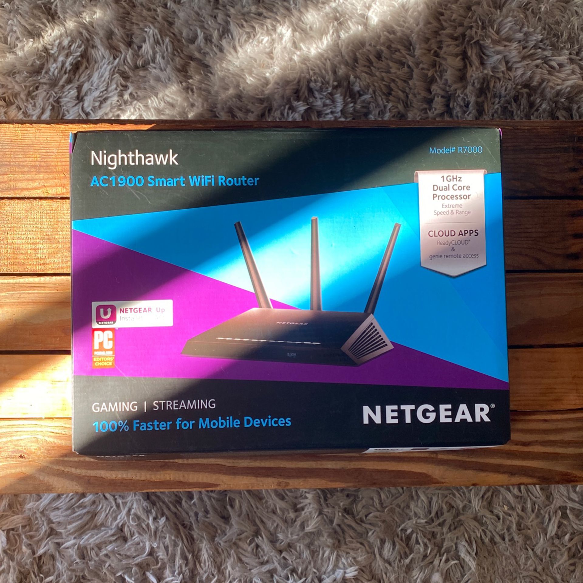 NETGEAR Nighthawk AC1900 Smart WiFi Router – Dual Band Gigabit