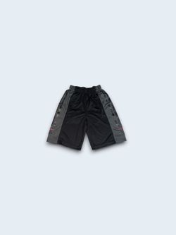 Air Jordan black stripes dri-fit basketball shorts black mens small