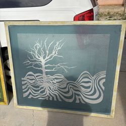 Screen printing super jumbo screens
