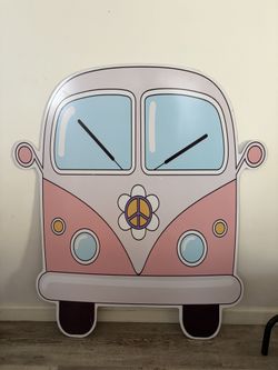 Groovy Hippie Bus Party Prop