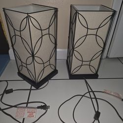 nightstand lamps set of 2