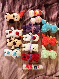 Handmade crochet toys