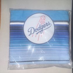 Los Angeles Dodgers Blue Striped Blanket MLB Baseball Fan Souvenir