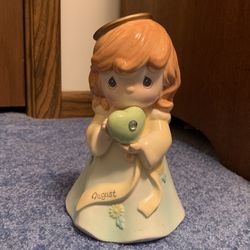 Angel bank With August  Birthstone Crystal