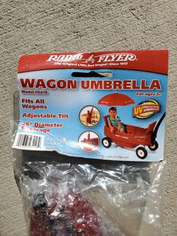 Radio Flyer Wagon Umbrella W/ UV Protection *Brand New