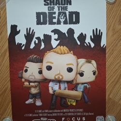 Funko Shaun Of The Dead Exclusive Limited Edition Poster