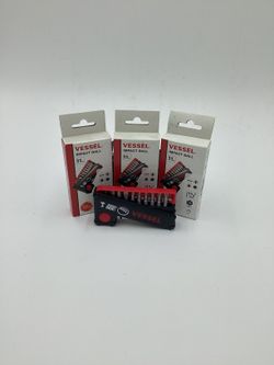 VESSEL 11pc. IMPACT BALL BIT SET(EACH)**FINANCIAMOS/WE FINANCE)**