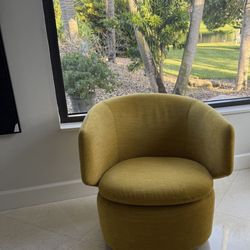 West Elm swivel Chair 
