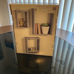 Set Of 3 Cubes Shelves