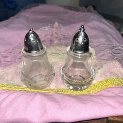 Vintage salt and pepper shakers