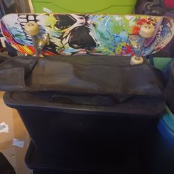 Skateboard With See Thing Carrier 