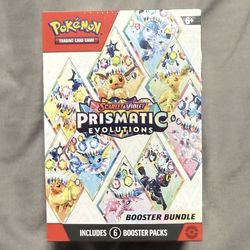 Pokemon Prismatic Evolutions 6 Pack Booster Bundle New