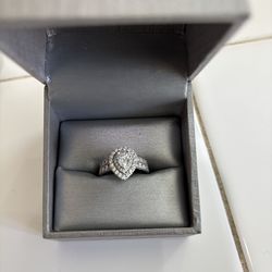 2 carat Neil Lane 14 karat white gold diamond  bridal set