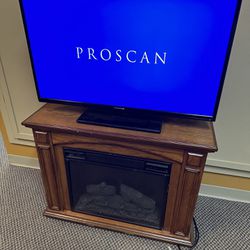 Tv With Fireplace Stand 