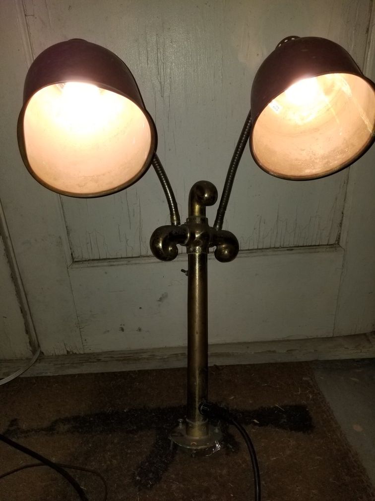 Vintage copper lamp