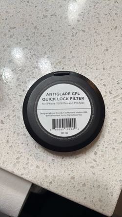 AntiGlare CPL QuickLock Filter