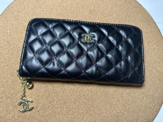 Leather Quilted Wallet