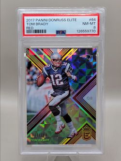 2017 Donruss Elite Tom Brady /149 PSA 8