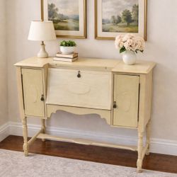 Antique Radio Cabinet Bar 