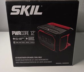 SKIL PWRCORE 12V Portable Bluetooth Speaker RO502601 Tool Only, (Brand New)