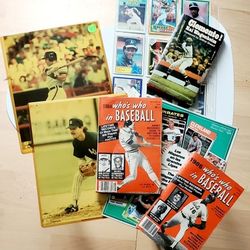 Baseball ⚾️ Memorabilia + Rickey Henderson Card Collection...