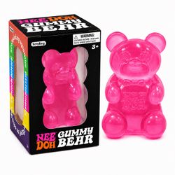 NeeDoh Pink Gummy Bear – Free Shipping