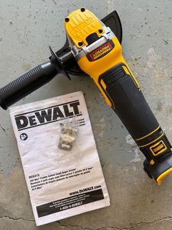 New DeWalt angle grinder