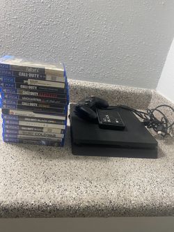 Ps4 w/ Games and External HDD