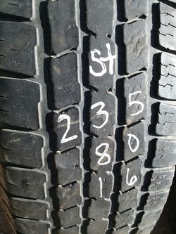 ST235 80 16 one good trailer tire for sale